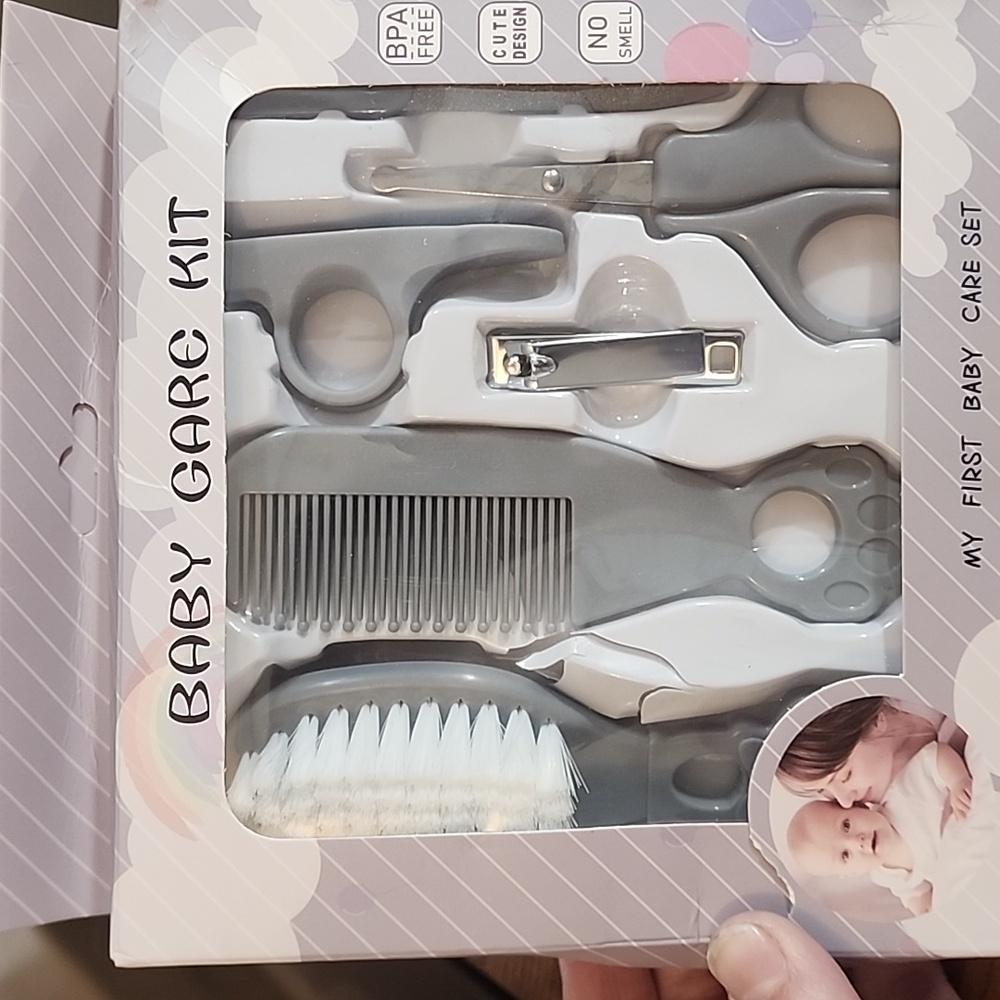Gray Baby Care Kit by [Brand] Also Have a Pink One - Picture 2 of 2